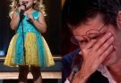 🔥“Unprecedented in history, Simon Cowell is moved to tears when a young girl begins to sing, causing the entire audience to gasp in astonishment!”